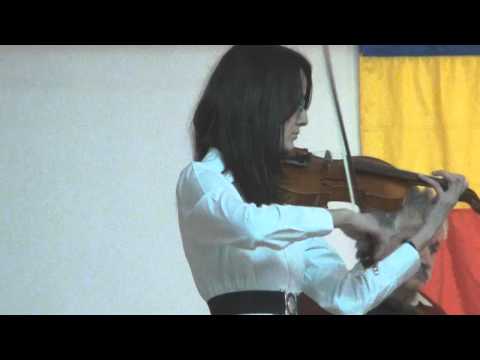 Eliza Baciu, pian, si Ramona Nazarcu. vioara, in recital..avi