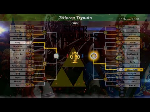 Super Smash Bros Ultimate Online Tourney " Triforce Tryout! "