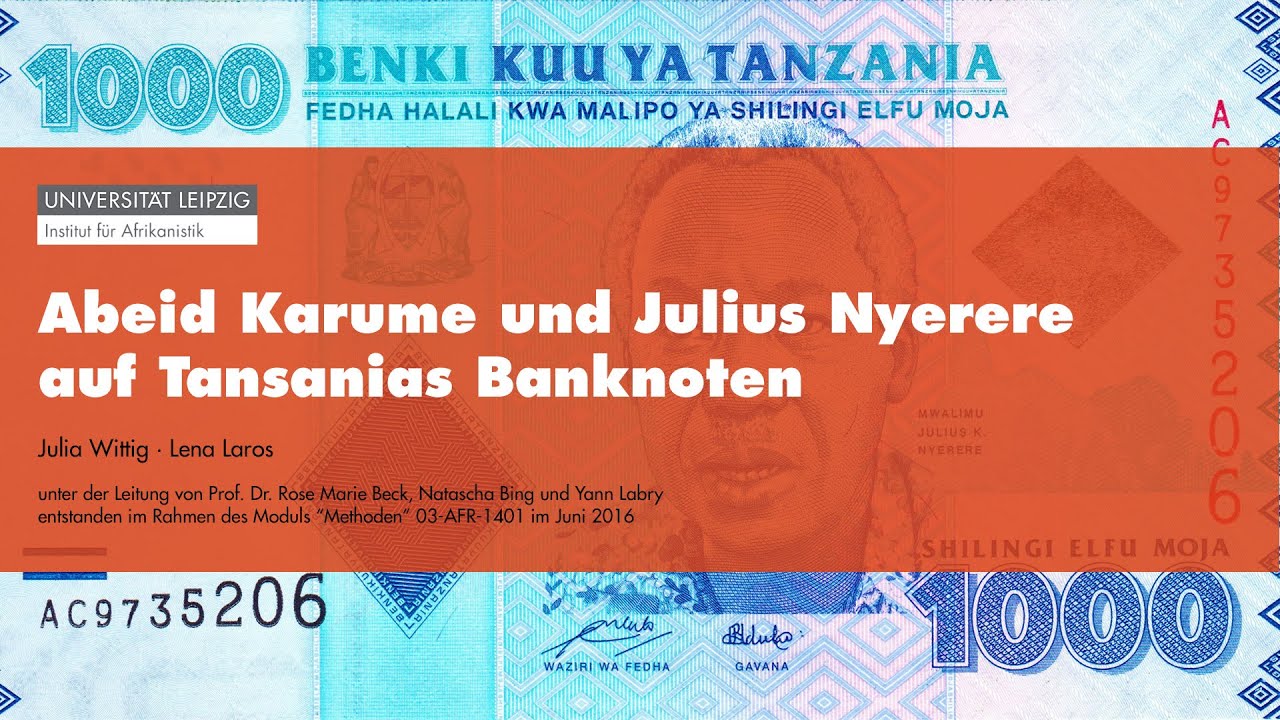 Money Talks - Abeid Karume und Julius Nyerere auf Tansanias Banknoten