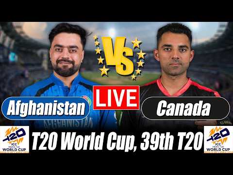 Afghanistan vs Canada Score | AFG vs CAN score 39th T20 Commentary & Analysis |T20 WC 2026