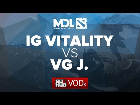IG Vitality vs VG J, MDL 2016. China Quals, game 1