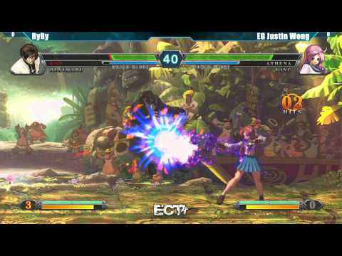 KOF13 Top 8 RyRy vs EG Justin Wong - ECT4 Tournament