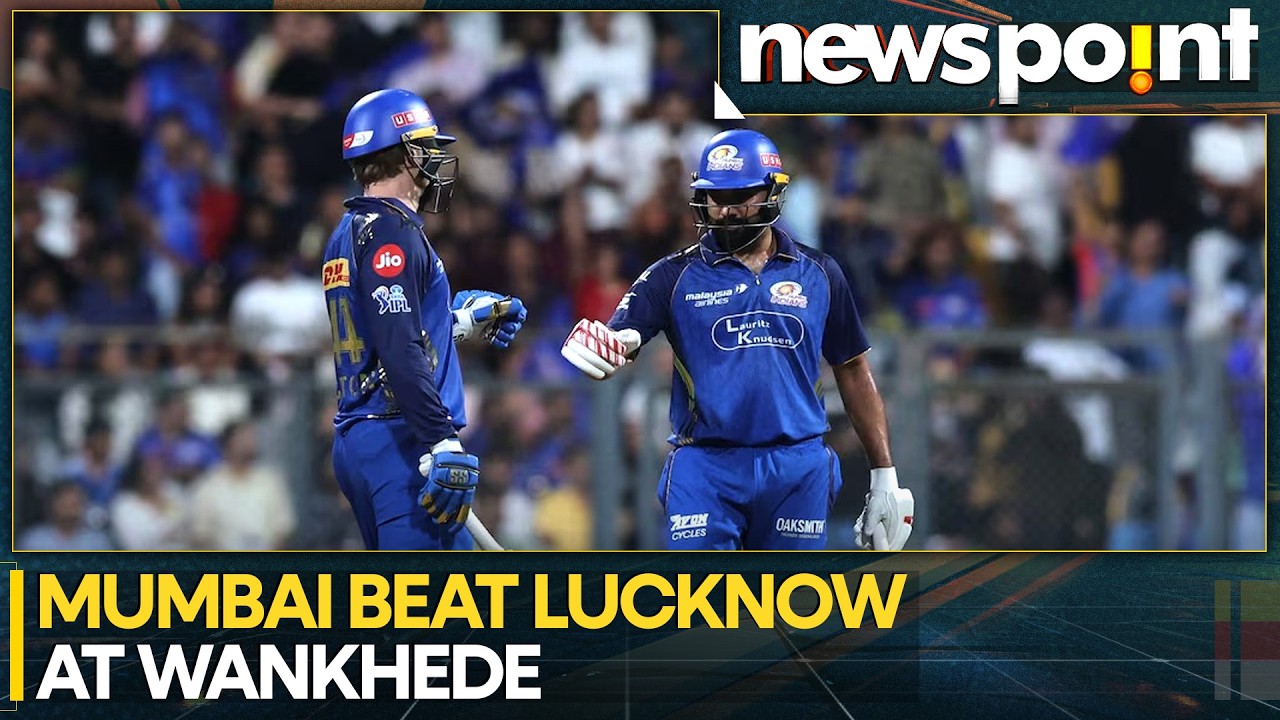 Mumbai Indians Defeat Lucknow Super Giants By Six Wickets | WION Newspoint