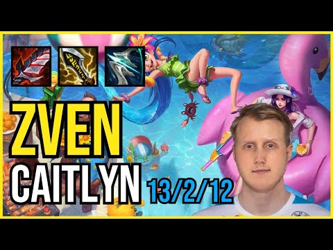 ZVEN - CAITLYN vs TRISTANA ADC - NA Challenger - Patch 11.5