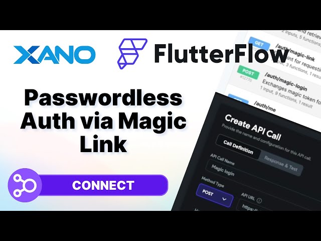 Connect to FlutterFlow: Magic Link (Passwordless Auth)
