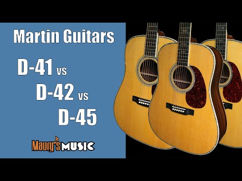 Martin  D-41 vs D-42 vs D-45