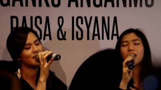 Raisa &amp; Isyana Press Conference &quot;Anganku Anganmu&quot; 290317