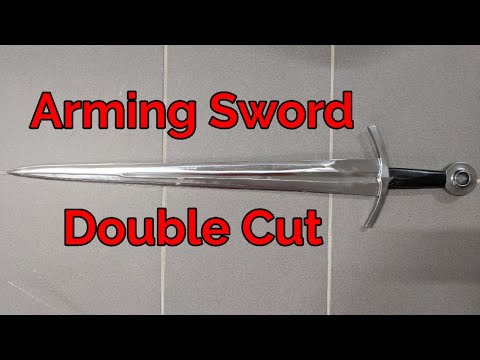 Arming sword double cut