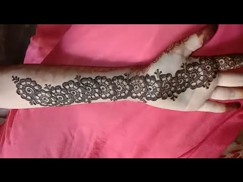 flowers mehendi design //mehendi design//full hand mehendi design