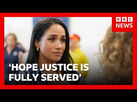 Meghan says allegations against father 'disturbing' and hopes justice 'fully served' | BBC News