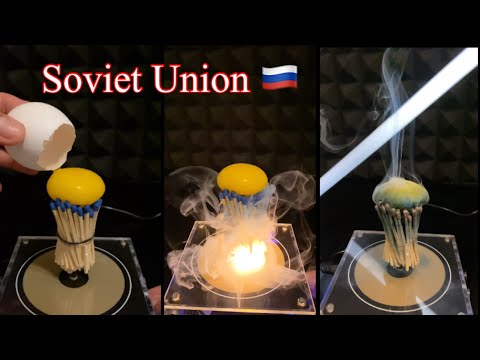 Soviet Union VS Tesla Coil EGG 😂