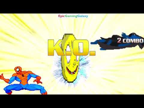 Spider-Man And SpongeBob SquarePants VS Gorilla Grodd And Obsidian In A MUGEN Match / Battle / Fight