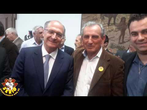 Prefeito Eleito Ayres Scorsatto e Vereadores com Deputado André do Prado e o Governador Geraldo Alckmin