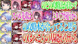 AZKiとヴィヴィの攻略本よりも基礎が分かるマリンの攻略本をスバルに勧めるぺこら【ホロライブ切り抜き/大空スバル/宝鐘マリン】