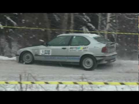 Zimowy Rally Oes Dębno 2012 - Bartek Sacha - BMW 318 ti