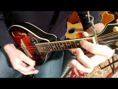 Atlantic City - Mandolin Lesson - With Solo's - Bruce Springsteen - The Band Version