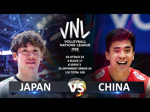 Japan vs China | Men's VNL 2023