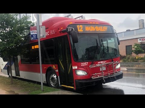 NFTA Metrobus Full Route 12 (Niagara Street) Bus #2257