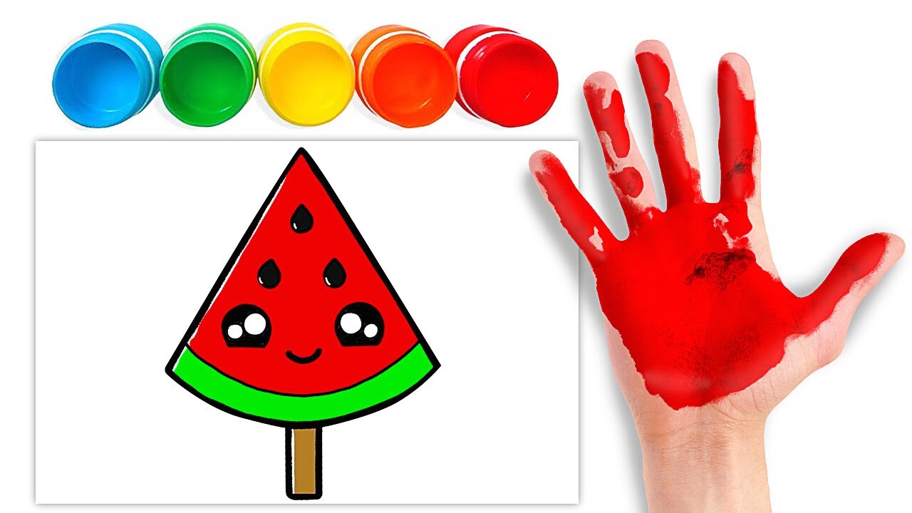 Let's Draw & Color Fruits | Learn Colors | Preschool Learning Video for Kids & Toddlers