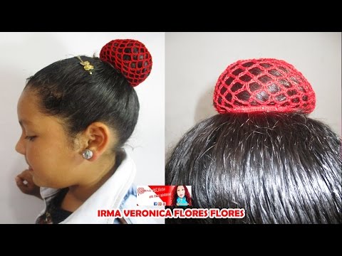 HAIRNET WITH MESH STITCH STEP BY STEP CROCHET