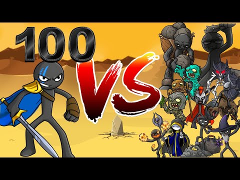 Stick War 3 Saga - Epic Clash 100 Xiphos vs 100 All Units