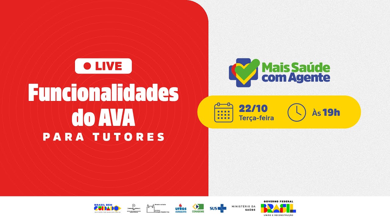 [LIVE] Mais Saúde com Agente | Funcionalidades do AVA para Tutores