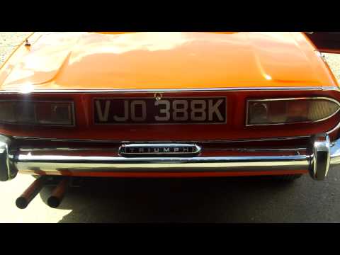 Triumph Stag fitted with Weber carb