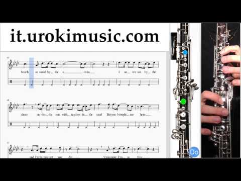 Lezioni di Oboe Miley Cyrus - Malibu Tutorial Spartito Parte#2 um-i276