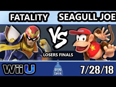 DTC 2 Smash 4 - Fatality (Captain Falcon) Vs. Seagull Joe (Diddy Kong, Sonic) - Wii U Losers Finals