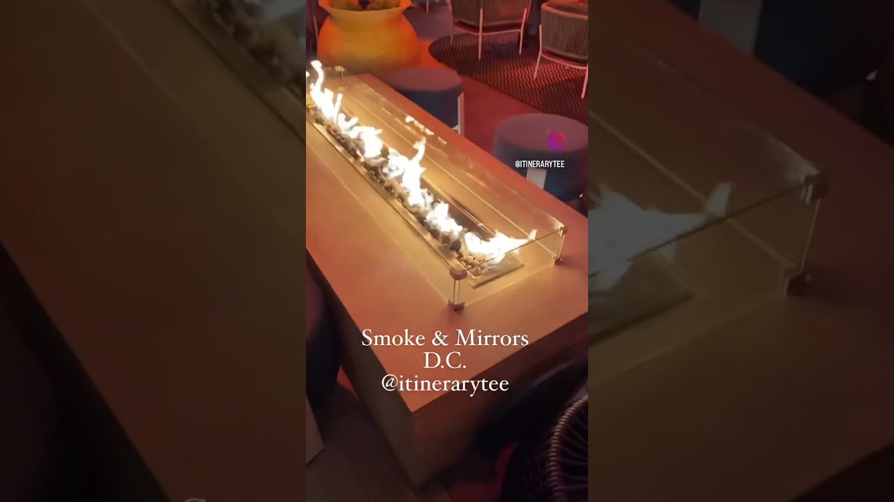 Smoke & Mirrors D.C. 🌃 🍸 🥗 #DC #rooftop #views #city #cocktail #travel #datenight #restaurant