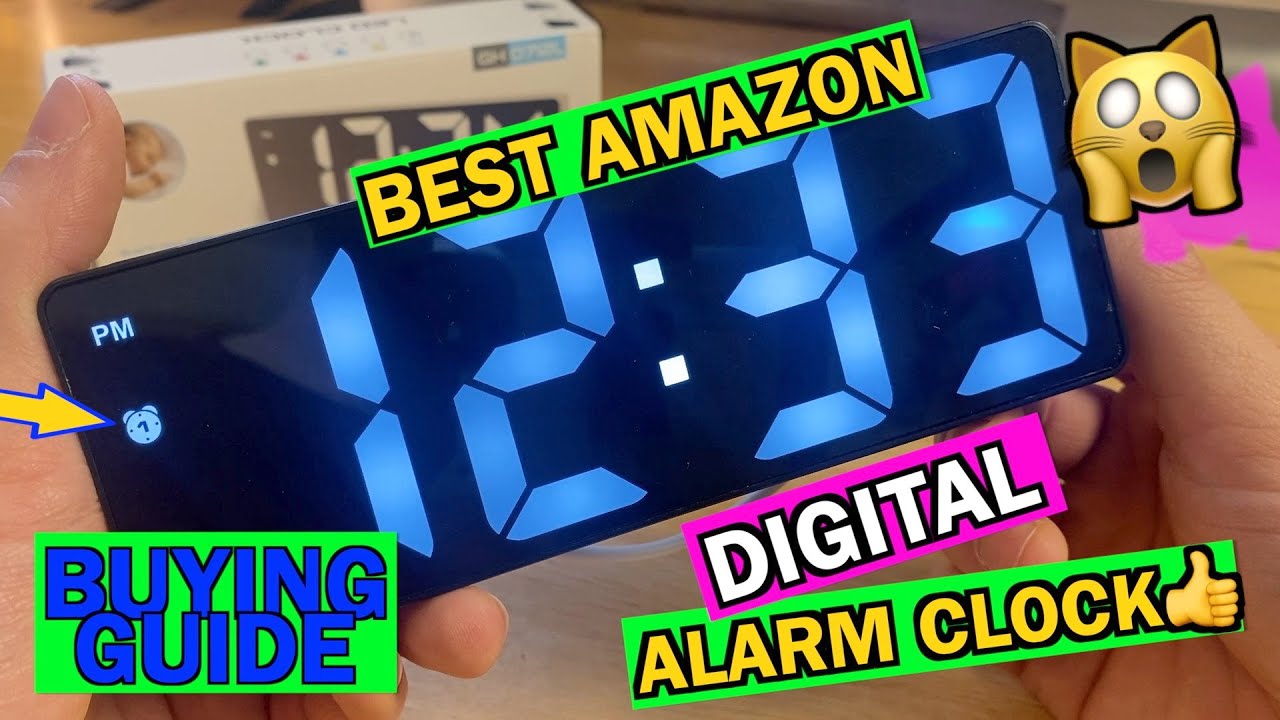 2023 Best Amazon Digital Alarm Clock Buying Guide #alarmclock #sleep #clock #founditonamazon #LED