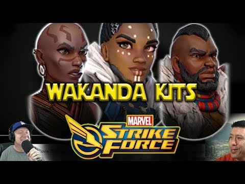 Shuri M'Baku & Okoye Kits - Marvel Strike Force - MSF