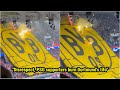DISRESPECT, Paris Saint-Germain fans burn Borussia Dortmund's tifo 😳