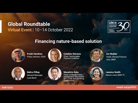GRT 2022 - Panel: Financing nature-based solutions