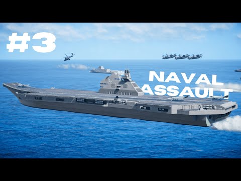 Epic Naval Assault : Aircraft Carriers Storm the Island