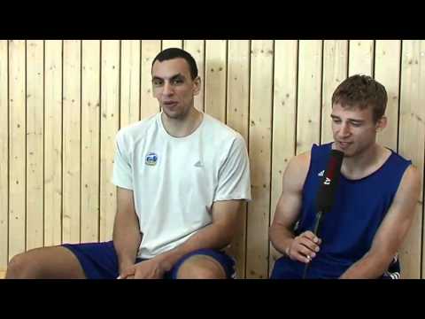 Finale 2011 Alba Berlin vor dem entscheidenden Spiel in Bamberg