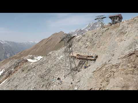 Mastenfundamente Rothorn-Bahn Zermatt