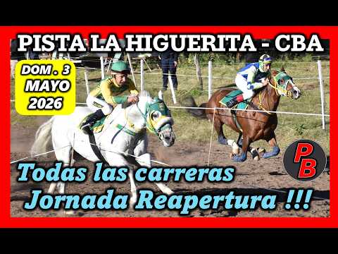 REAPERTURA PISTA LA HIGUERITA - SAN JOSE DE LA DORMIDA, CORDOBA (03-05-2026)