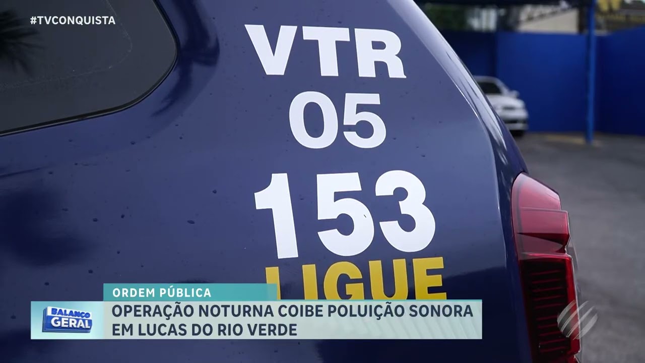 GCM combate som alto em Lucas do Rio Verde e registra 6 ocorrências em 2 dias