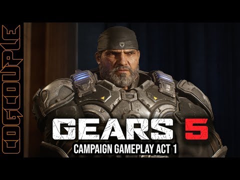 GEARS 5 Campaign Gameplay  Walkthrough Reaction Act 1  Commentary - Let's Play