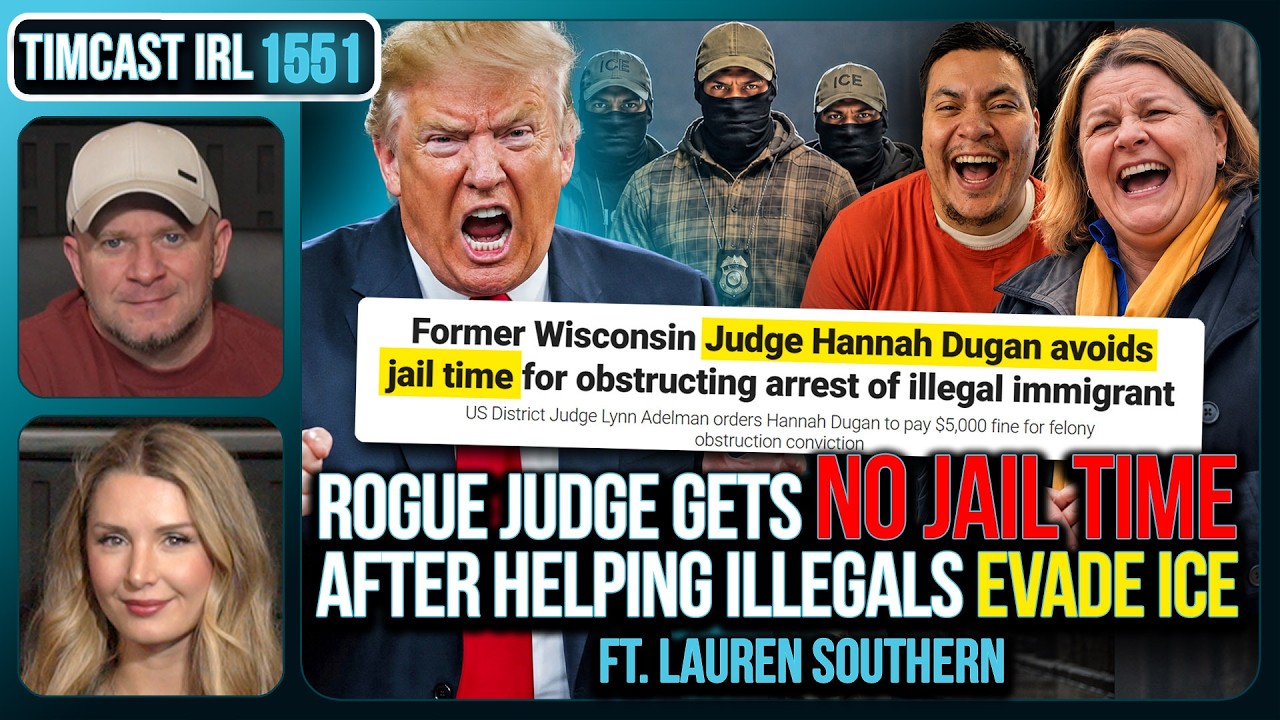 Rogue Judge Gets NO JAIL TIME After Helping Illegals Evade ICE | Timcast IRL