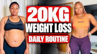 My Daily Routine While Losing 20KG