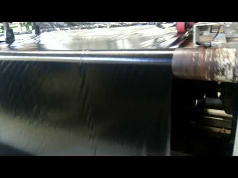 Black epdm canal liner, long