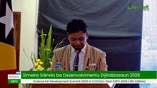 Download lagu Sesaun Parte Loraik : Simeira Siensia Dezenvolvimentu Nasional Dijitalizasaun 2026 (CCD) mp3