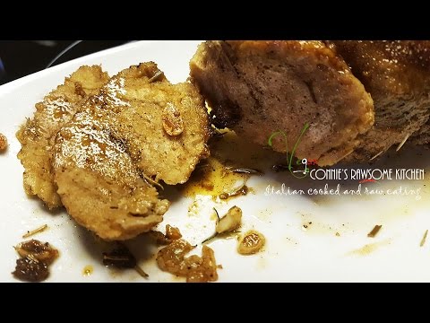 VEGAN PORK LOIN? - SEITAN MEAT - | Connie's RAWsome kitchen