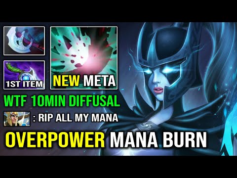 Diffusal PA is Just Overpower | WTF Mana Burn 10Min Diffusal Instant 1 Shot Critical Hit Dota 2