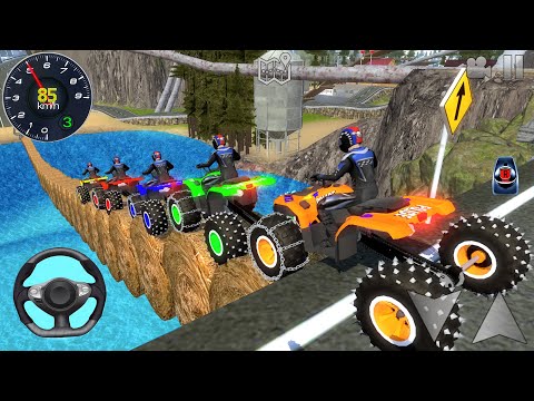 Impossible Dirt Quad Bikes Extreme Racing Stunts Game #2 - Driving Motocross ATV Bike Gameplay [UHD]