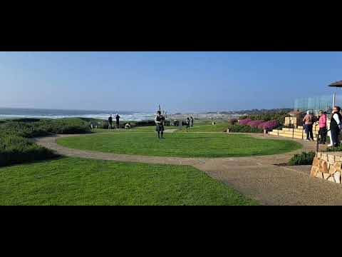 Spanish Bay Bagpiper
