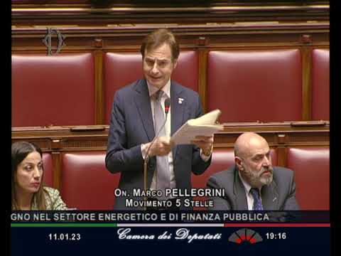 Marco Pellegrini - M5s Camera - Intervento in Aula - 11/01/23