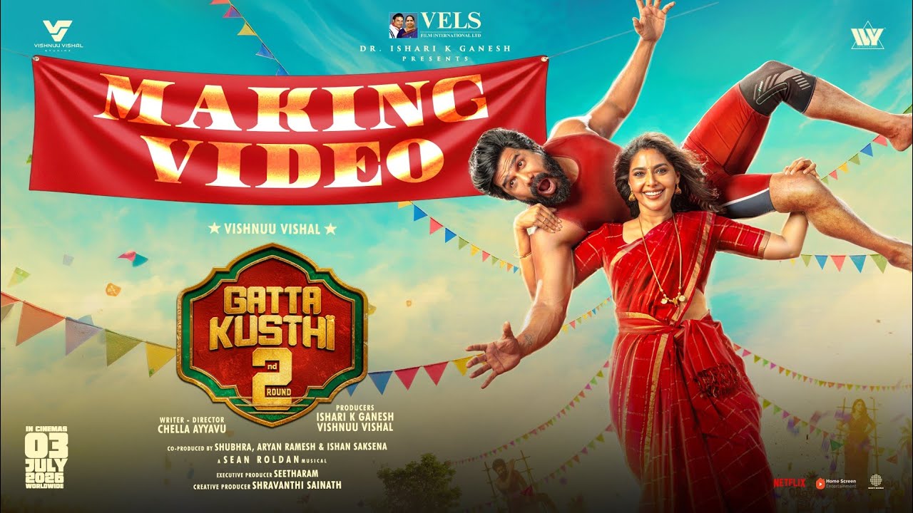 Gatta Kusthi 2 - The Arena - Making Video | Vishnu Vishal, Aishwarya Lekshmi | Chella | Sean Roldan